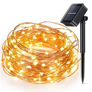 Ako funguje svetlo z medeného drôtu na solárnu energiu?