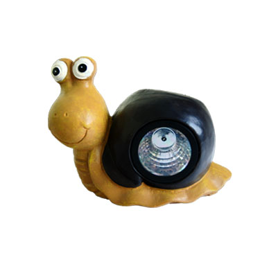 Solárna Snail Živicová lampa